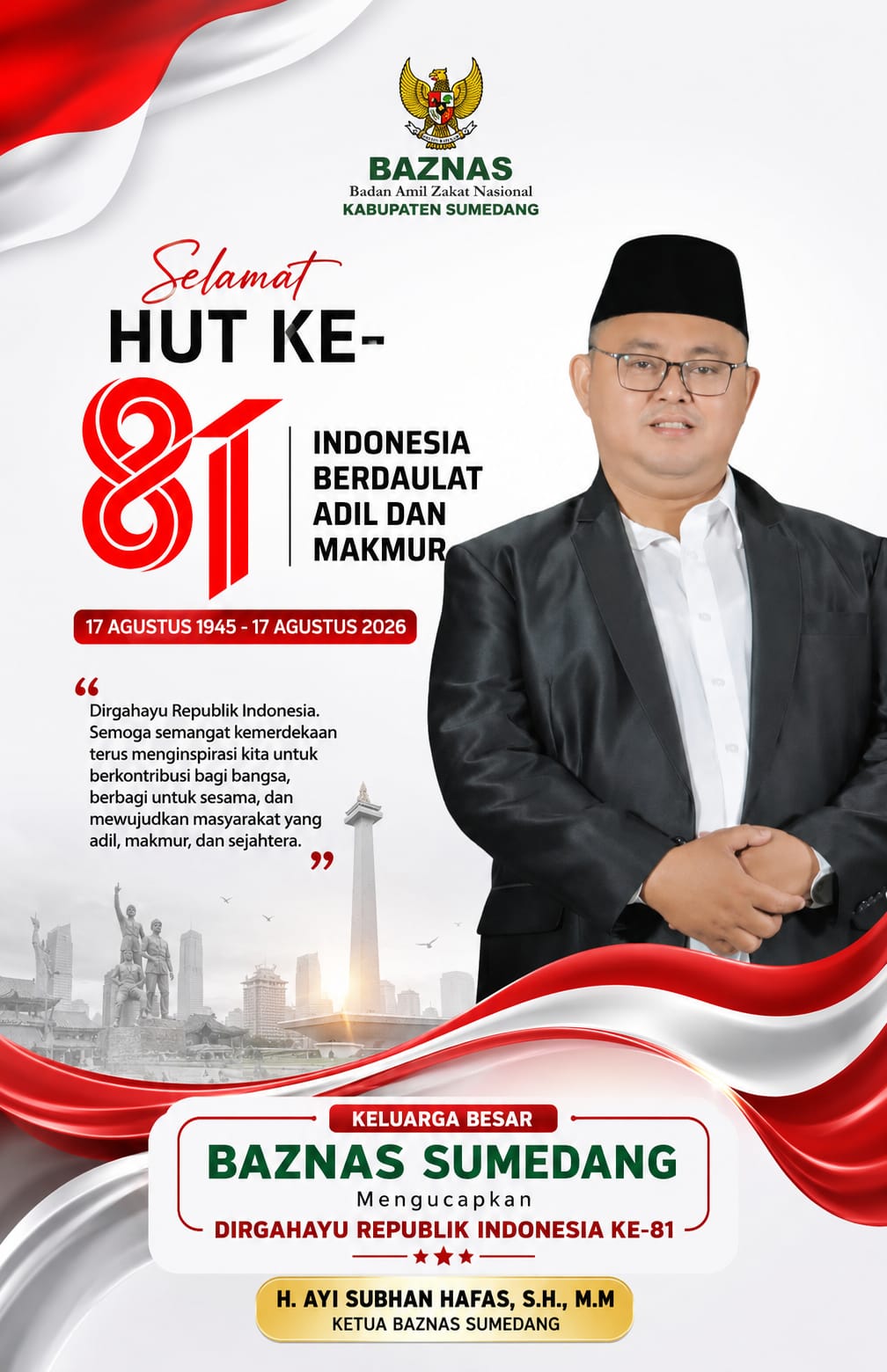 IKLAN HUT KEMERDEKAAN BAZNAS
